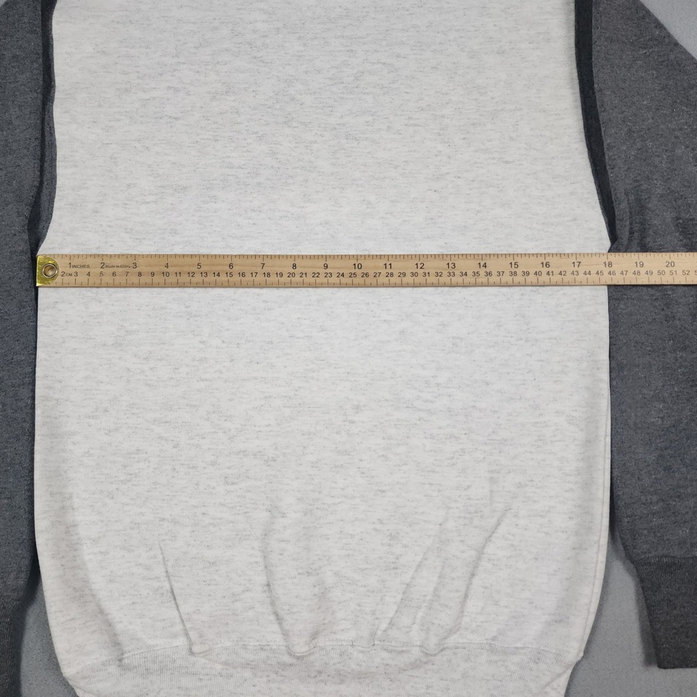 Vintage Notre Dame Fighting Irish Sweatshirt Youth L Gray Galt Crew NCAA USA - Picture 9 of 13